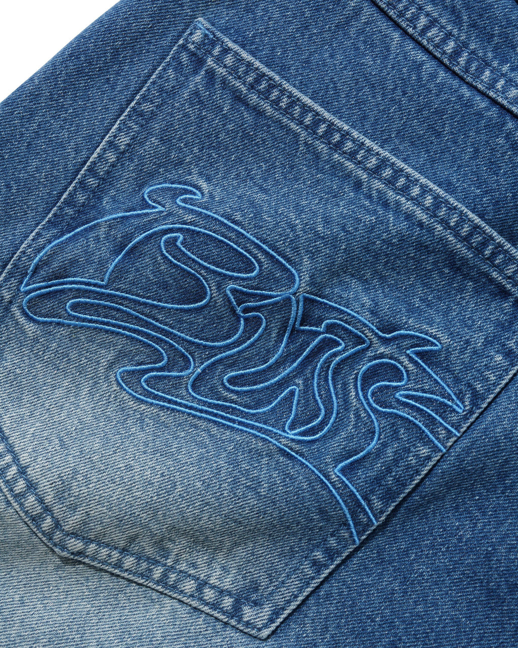 Butter Drummer Baggy Denim Shorts