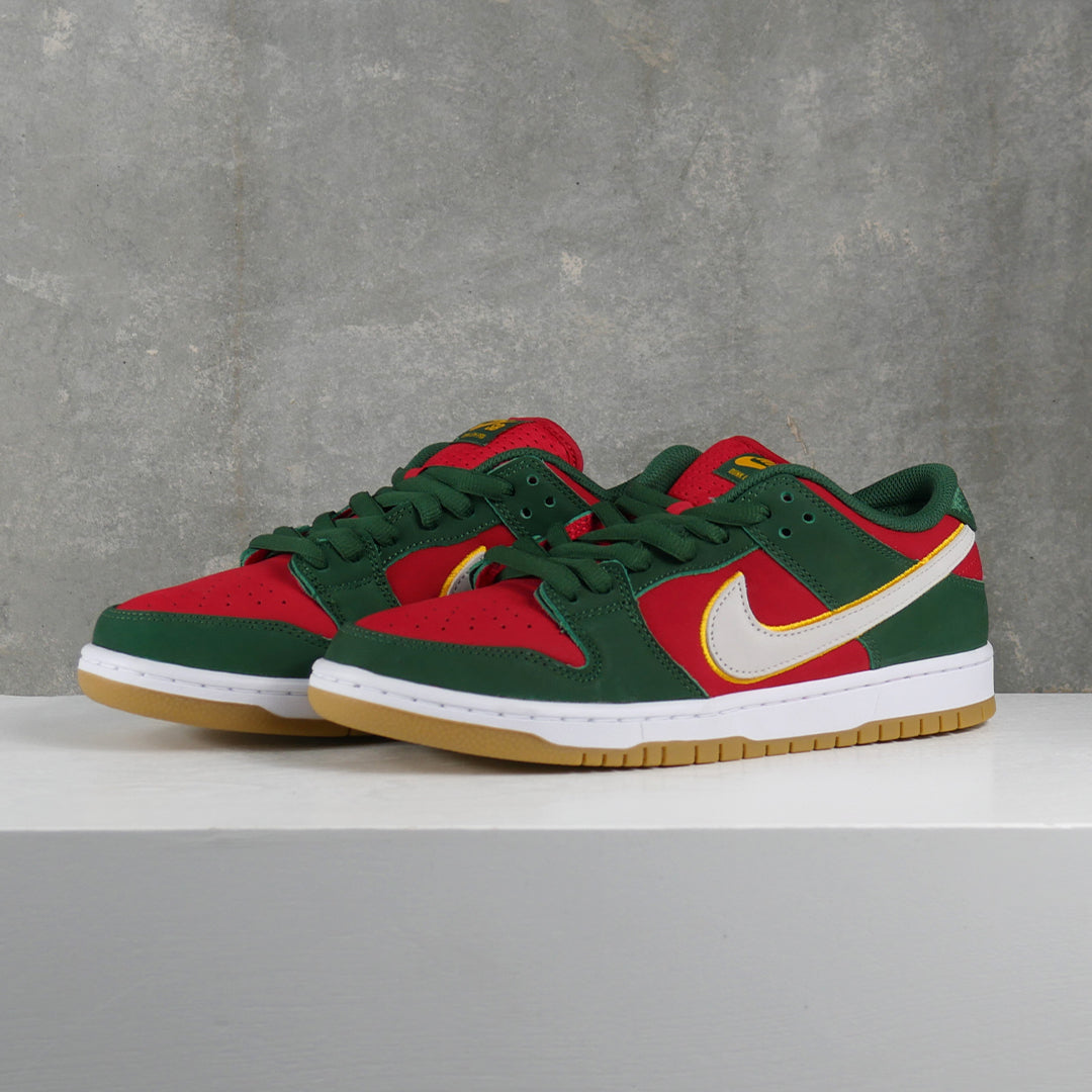 Nike SB Dunk Low Pro (Fir / Fire Red)