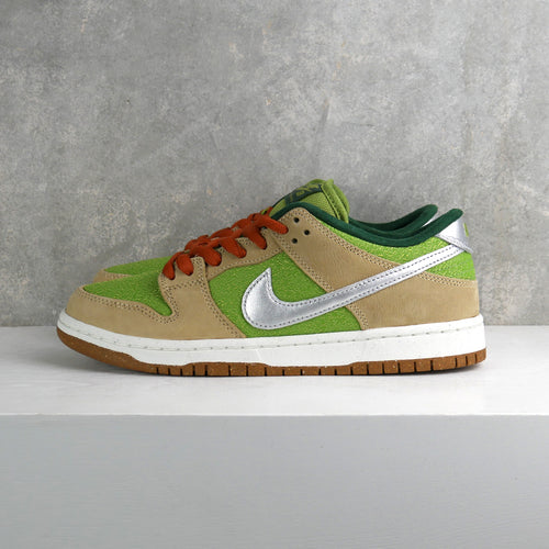 Nike SB Dunk Low Pro WC (Sesame/Metallic Silver - Pear)