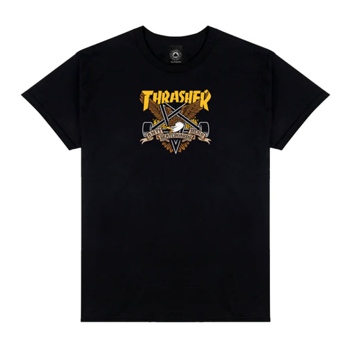 Thrasher X Anti-Hero Eaglegram Tee - Black