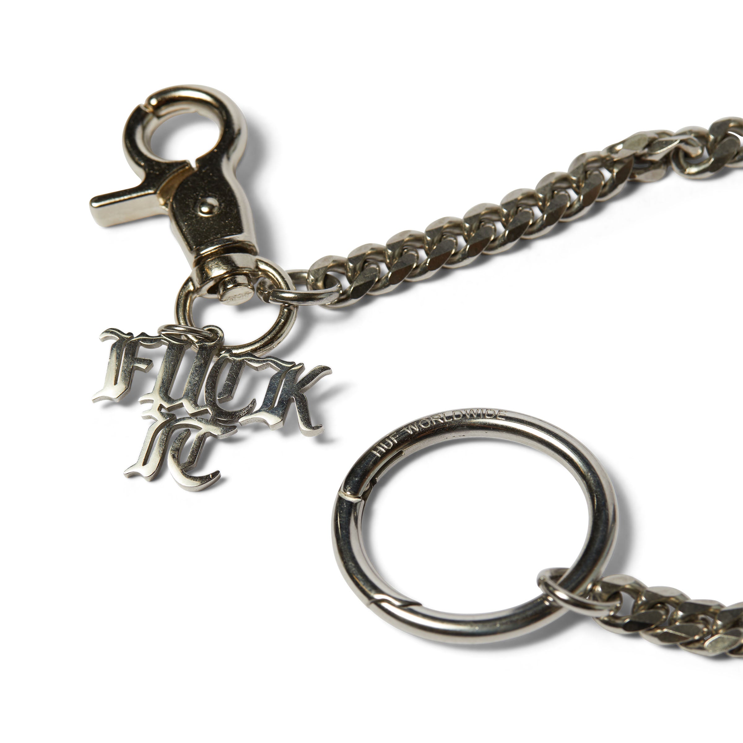 Fuck It Wallet Chain - Silver