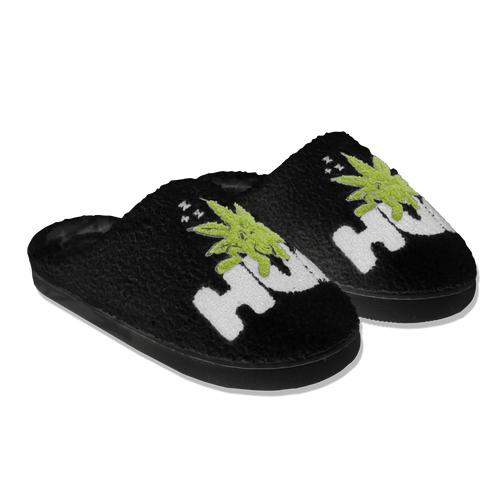 HUF Fuzzy Slipper (Black)