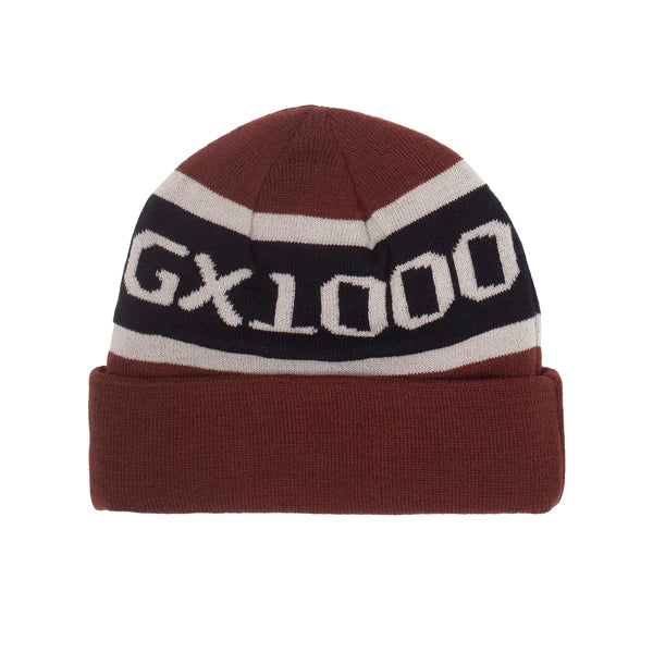 GX1000 OG Logo Beanie - Brown | Pharmacy Boardshop