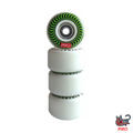 Piro Spiral Performance Fingerboard Wheels - Green Swirl