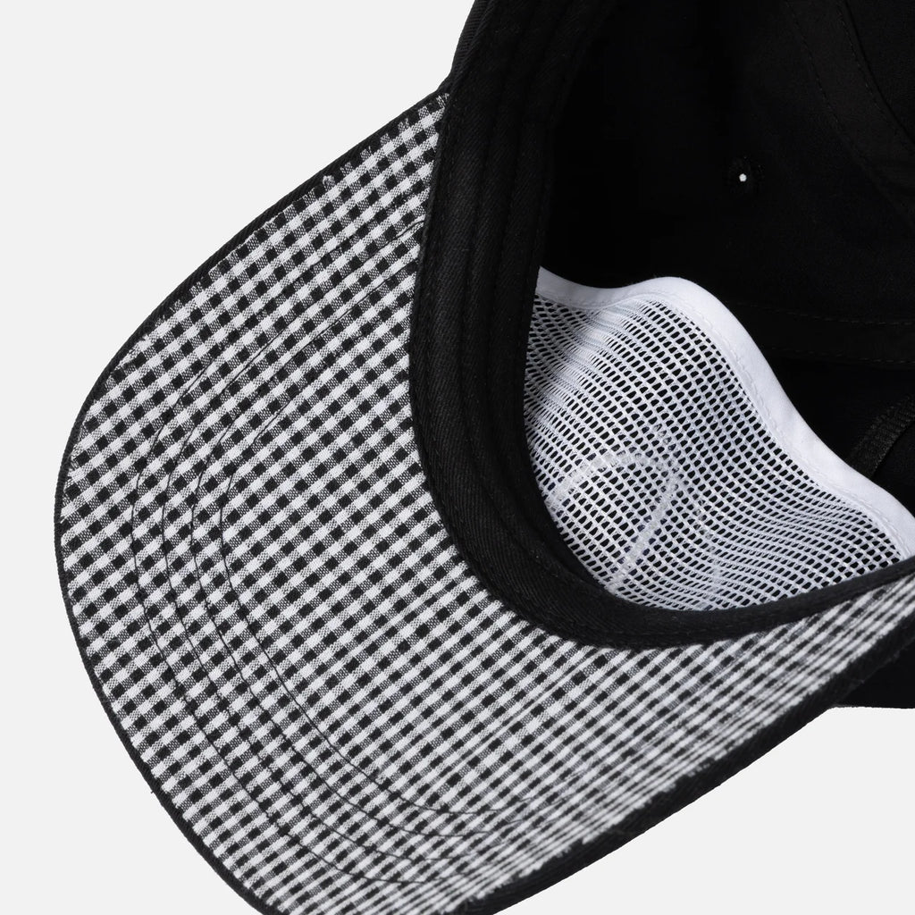 Cursive D Worker Cap - Black
