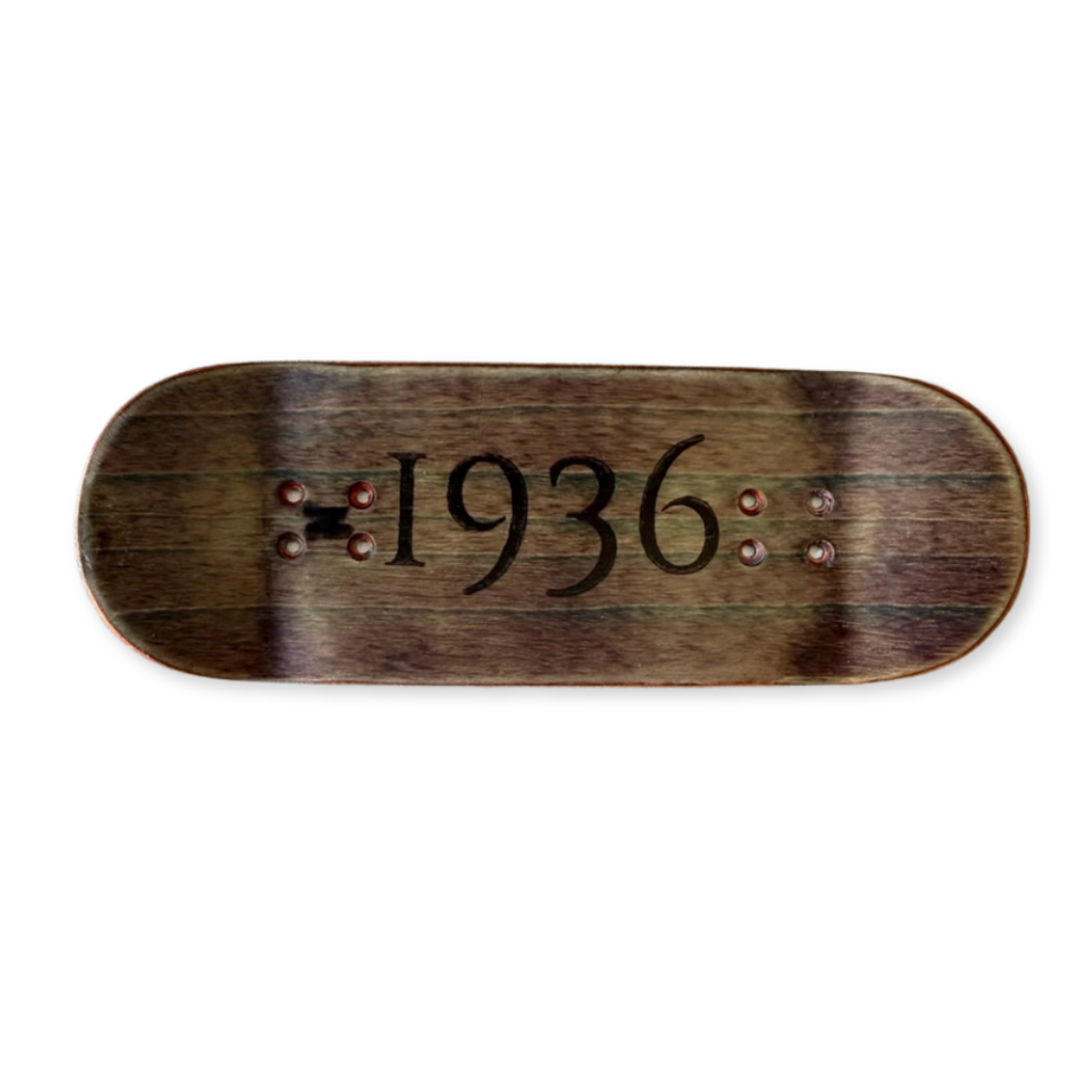 1936 Crime Fingerboard Deck