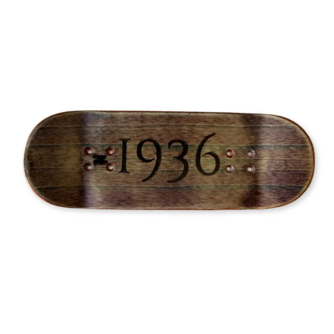 1936 Crime Fingerboard Deck