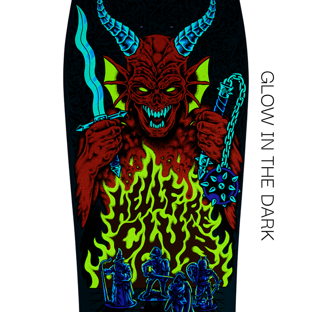 Santa Cruz x Stranger Things Knox Hellfire Pit Deck - 10.07