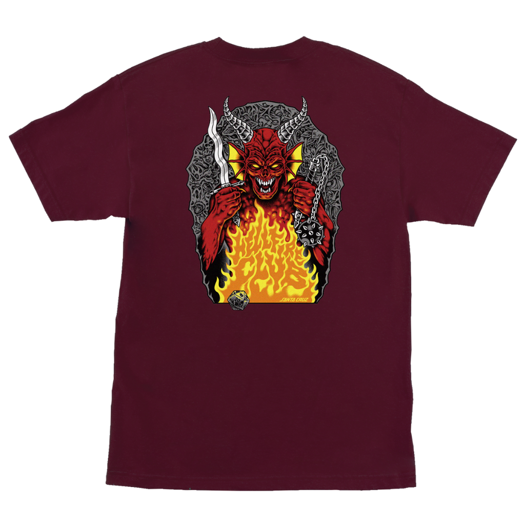 Santa Cruz x Stranger Things Hellfire Pit Heavyweight Tee