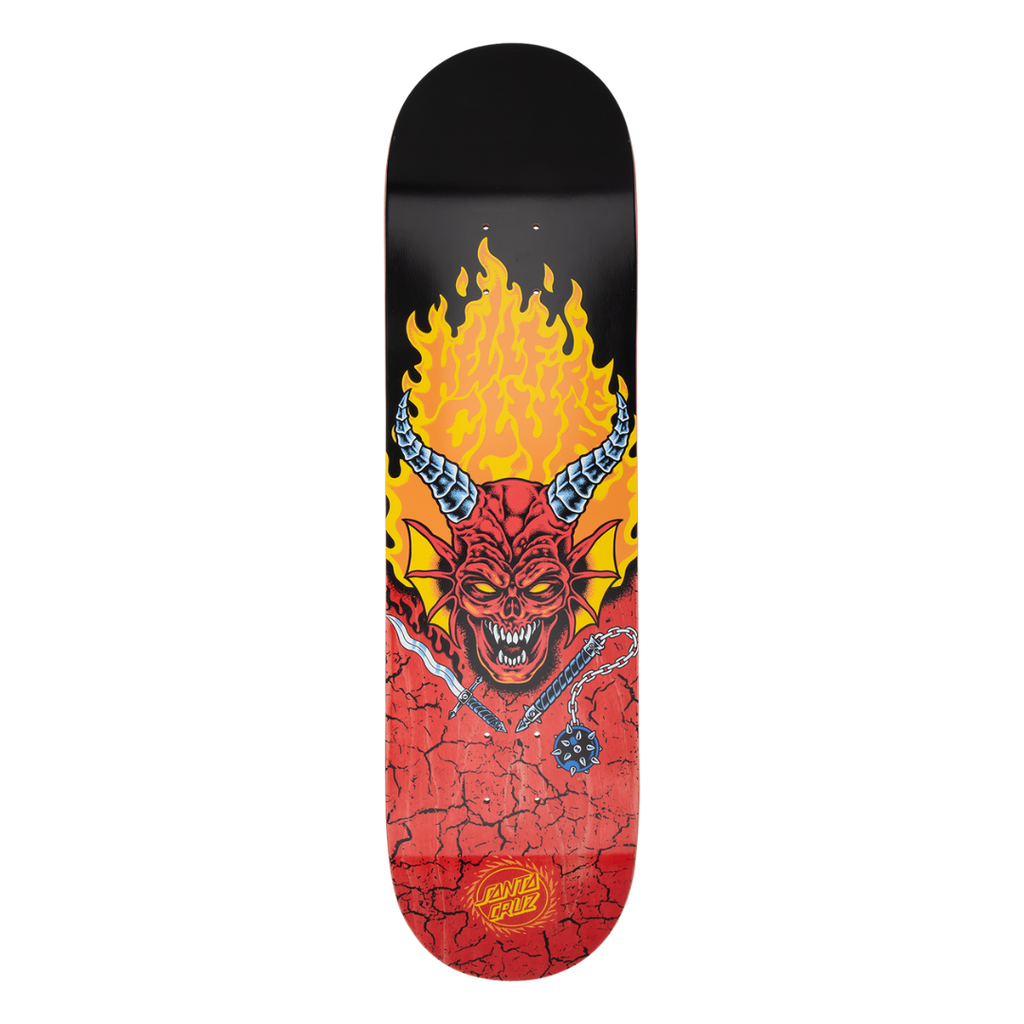 Santa Cruz x Stranger Things Hellfire Club Deck - 8.25
