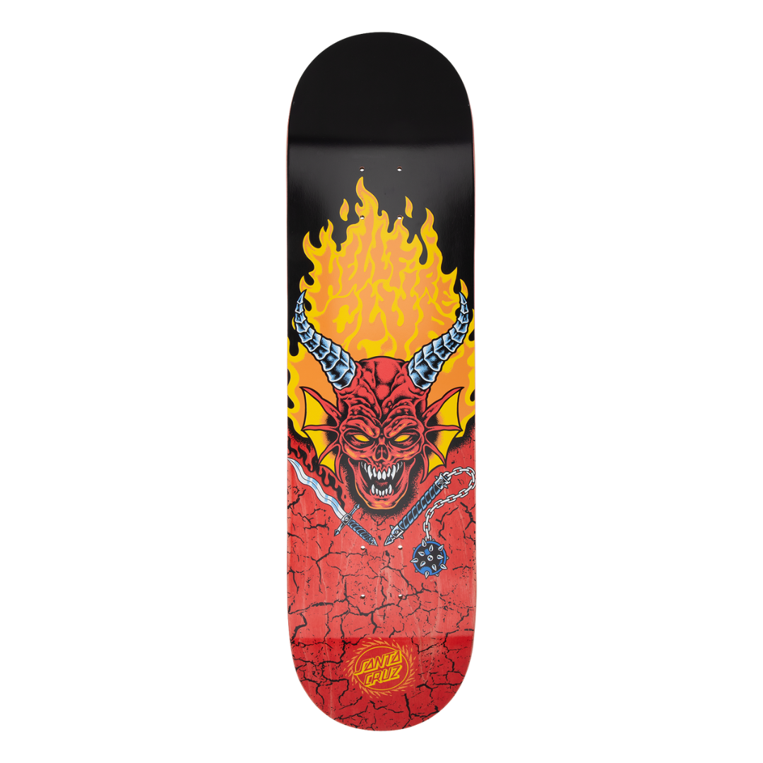 Santa Cruz x Stranger Things Hellfire Club Deck - 8.25