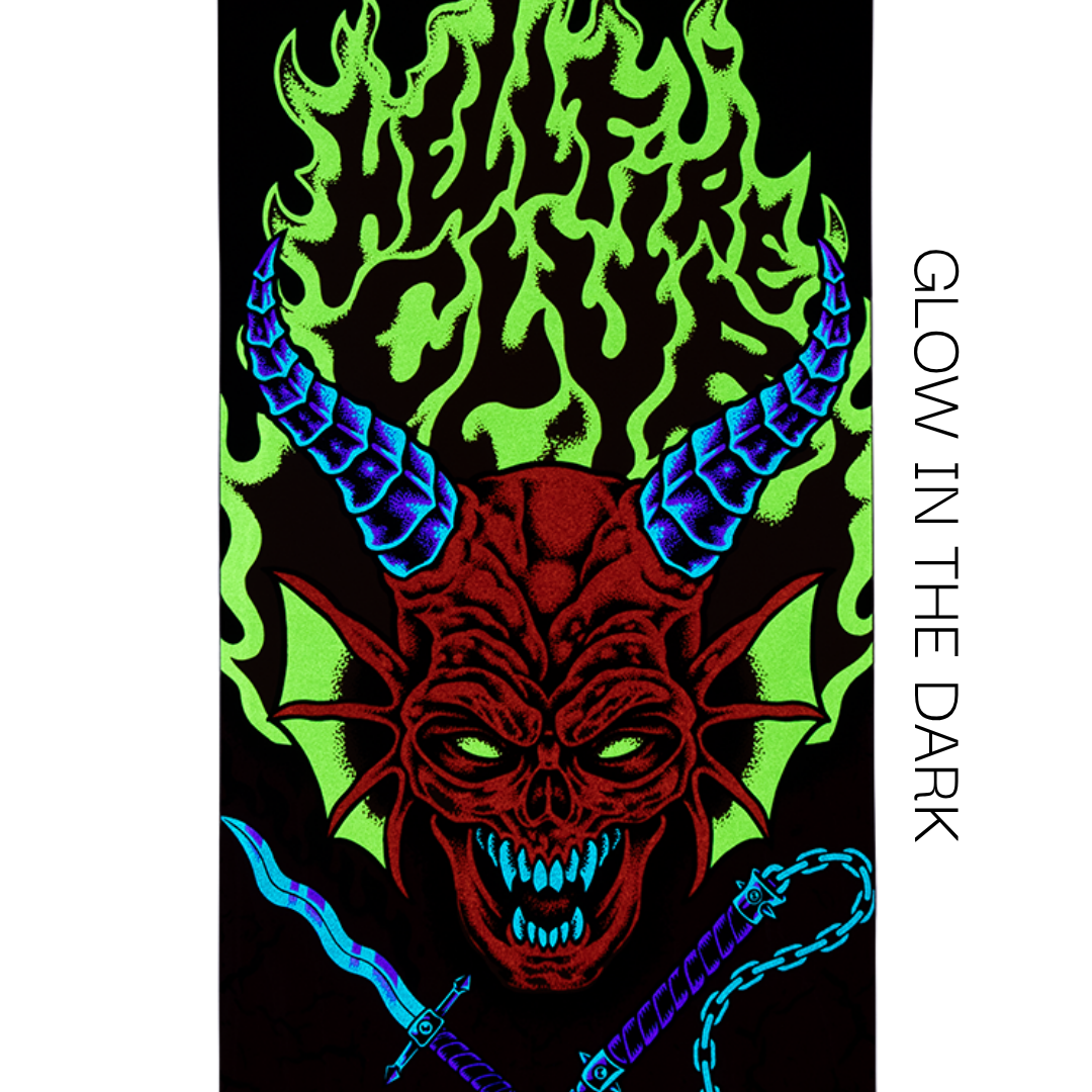 Santa Cruz x Stranger Things Hellfire Club Deck - 8.25