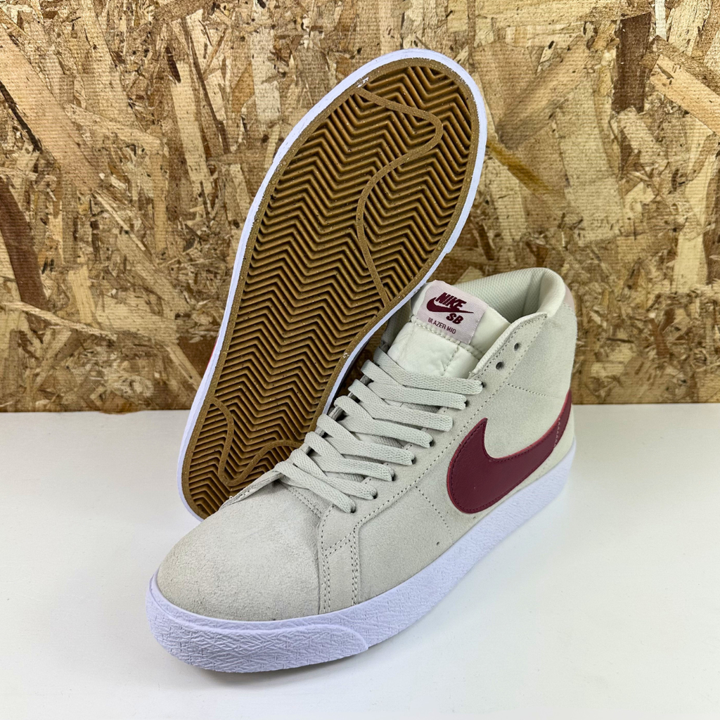 Blazer Mid - Ivory/Noble Red