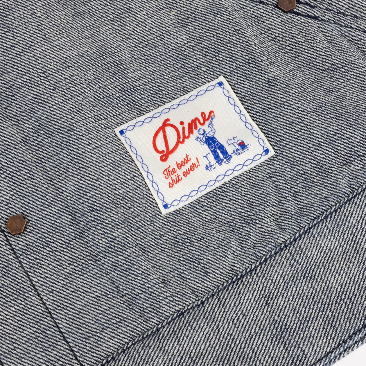 Pleated Denim Jacket