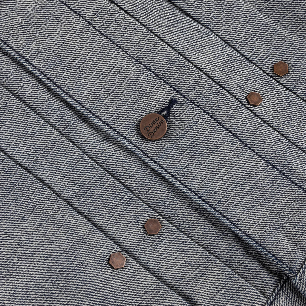 Pleated Denim Jacket