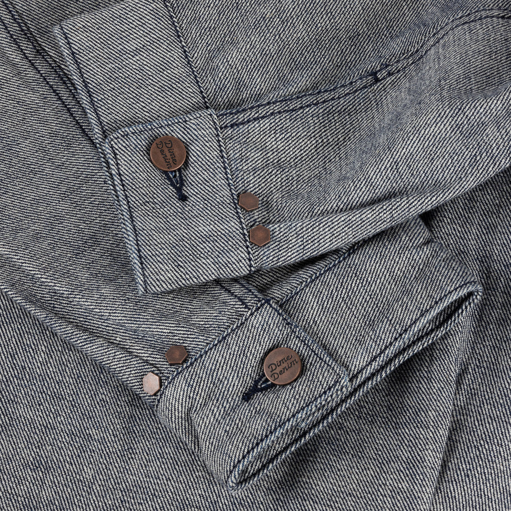 Pleated Denim Jacket