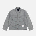 Pleated Denim Jacket