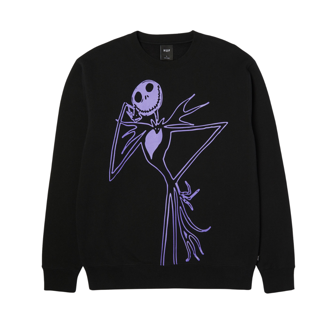 HUF Jack Skellington Crewneck Sweater