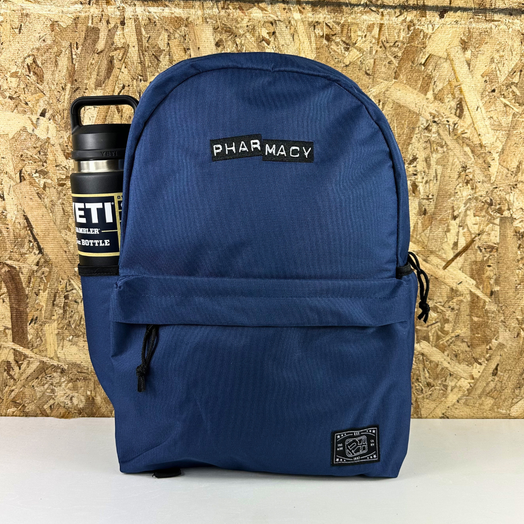 Punch Label Backpack - Navy