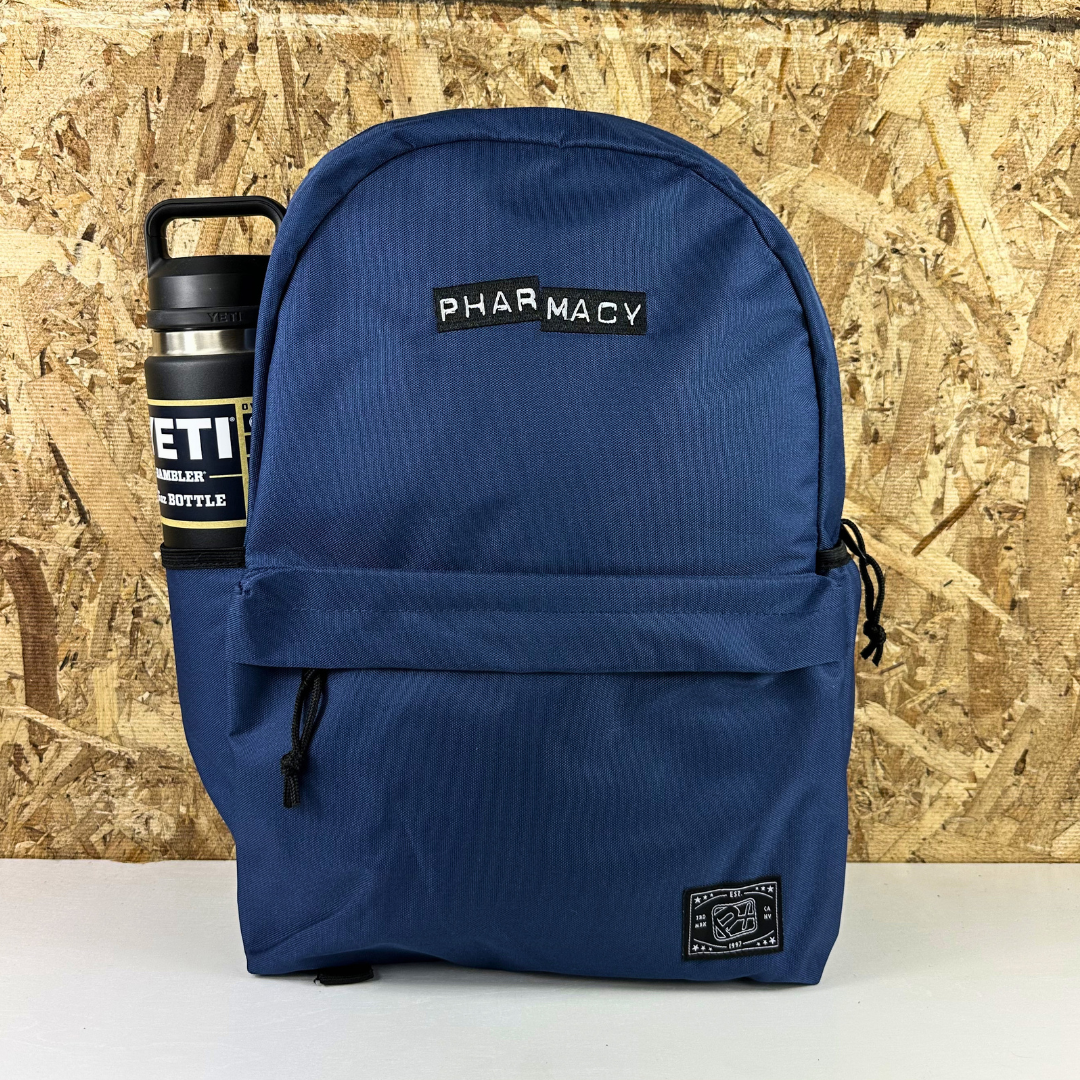 Punch Label Backpack - Navy