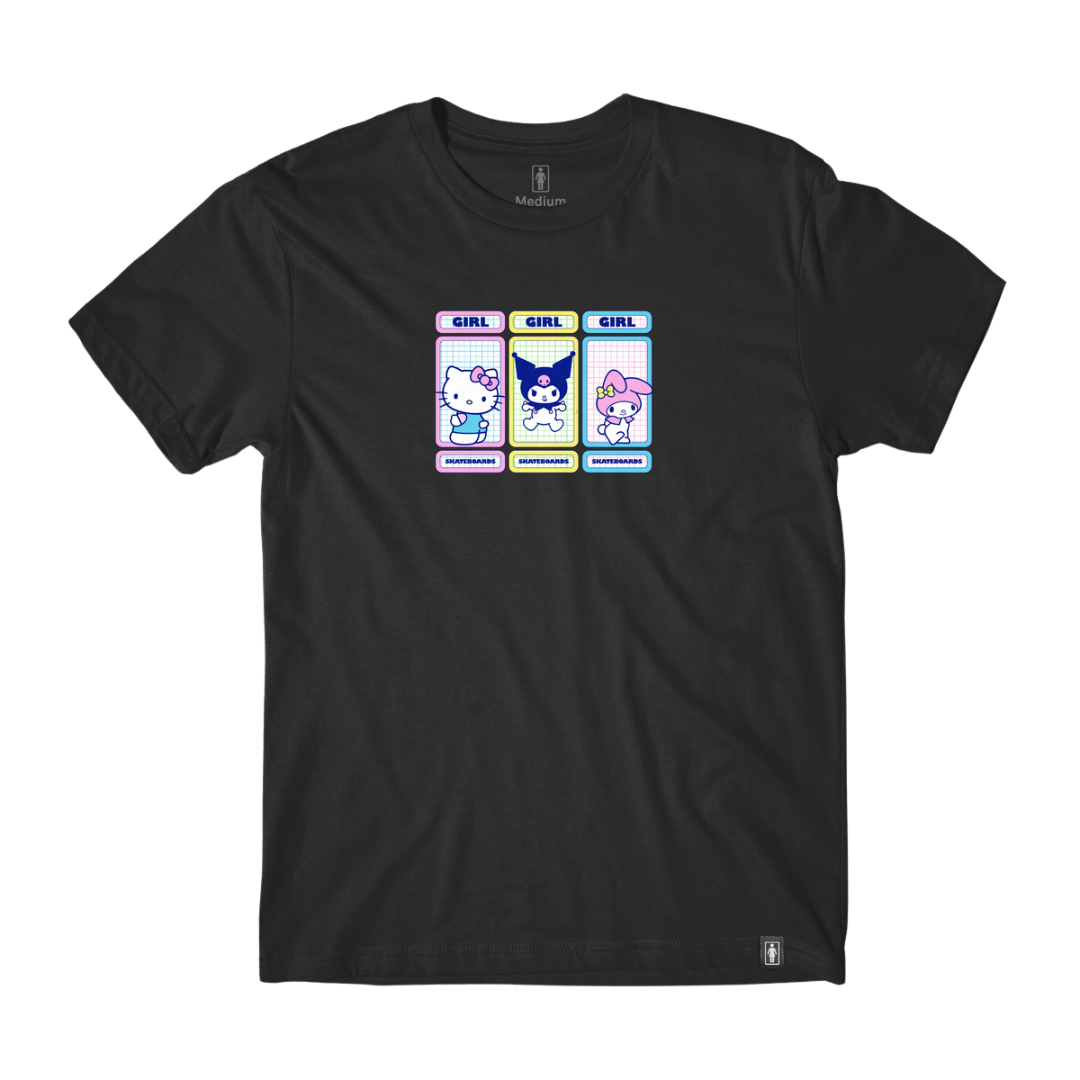 Girl x Hello Kitty Rainbow Triple Tee