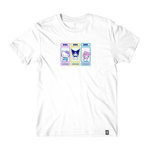 Girl x Hello Kitty Rainbow Triple Tee