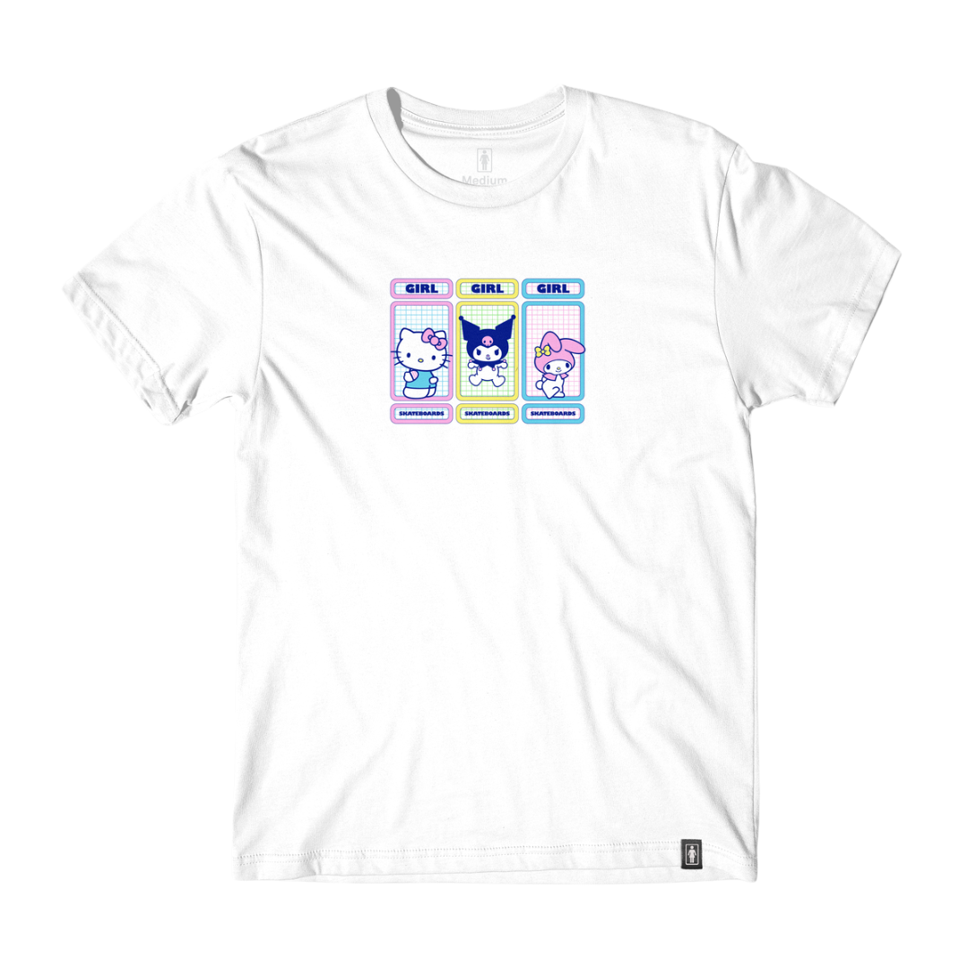 Girl x Hello Kitty Rainbow Triple Tee