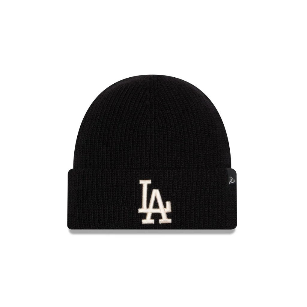 LA Dodgers Knit Cuff Beanie - Black