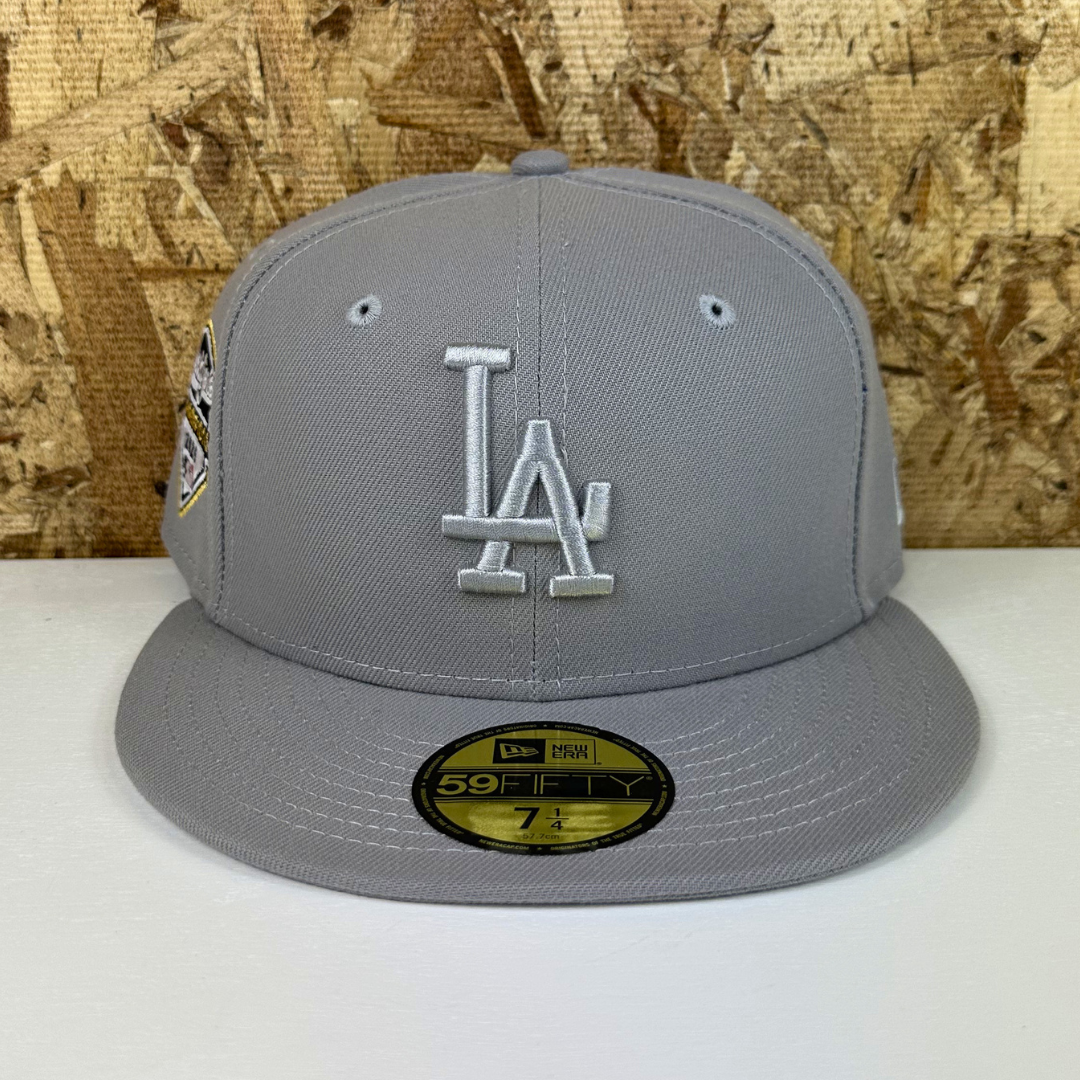 New Era 5950 Fitted Dodgers WS25 Hat - Gry/Gry