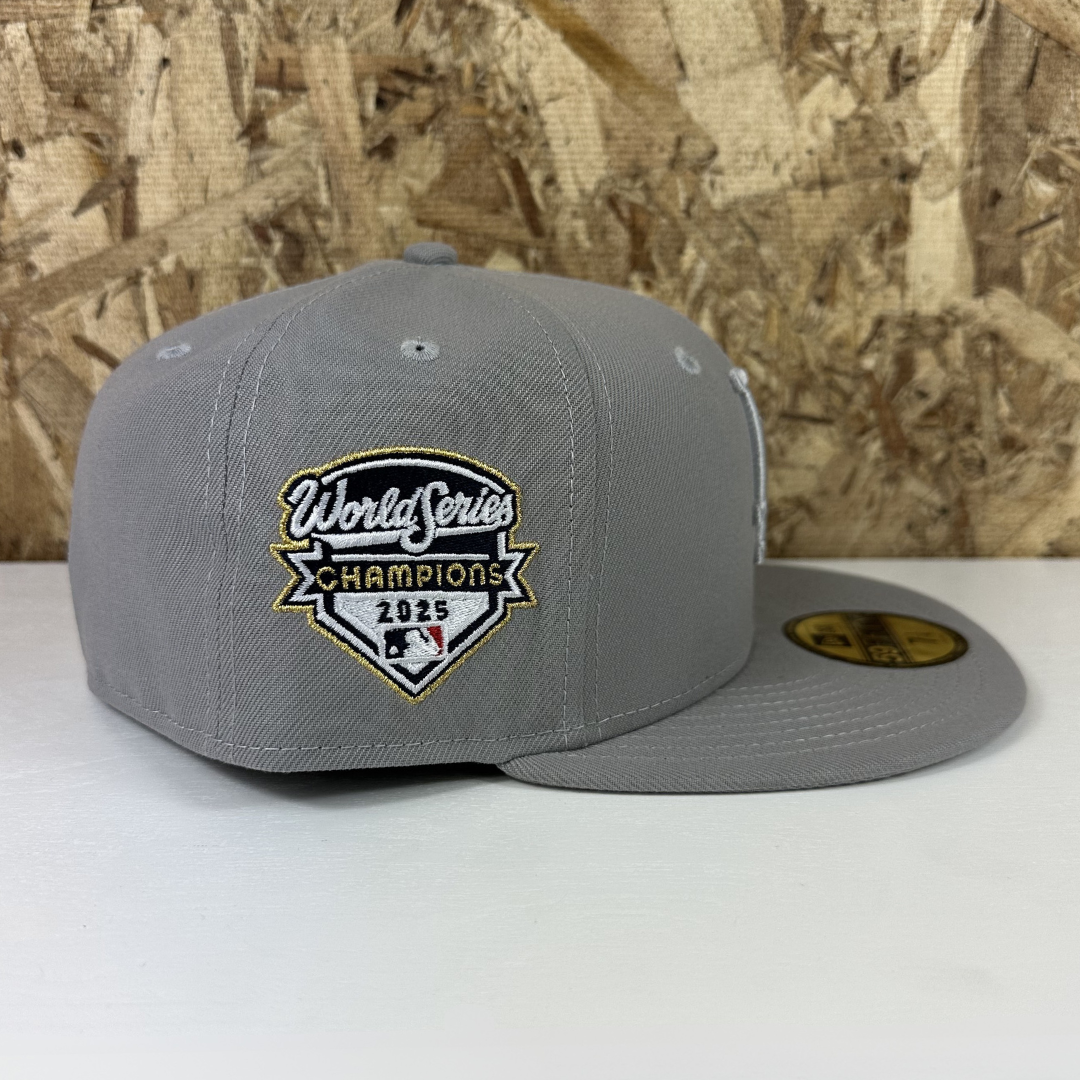 New Era 5950 Fitted Dodgers WS25 Hat - Gry/Gry