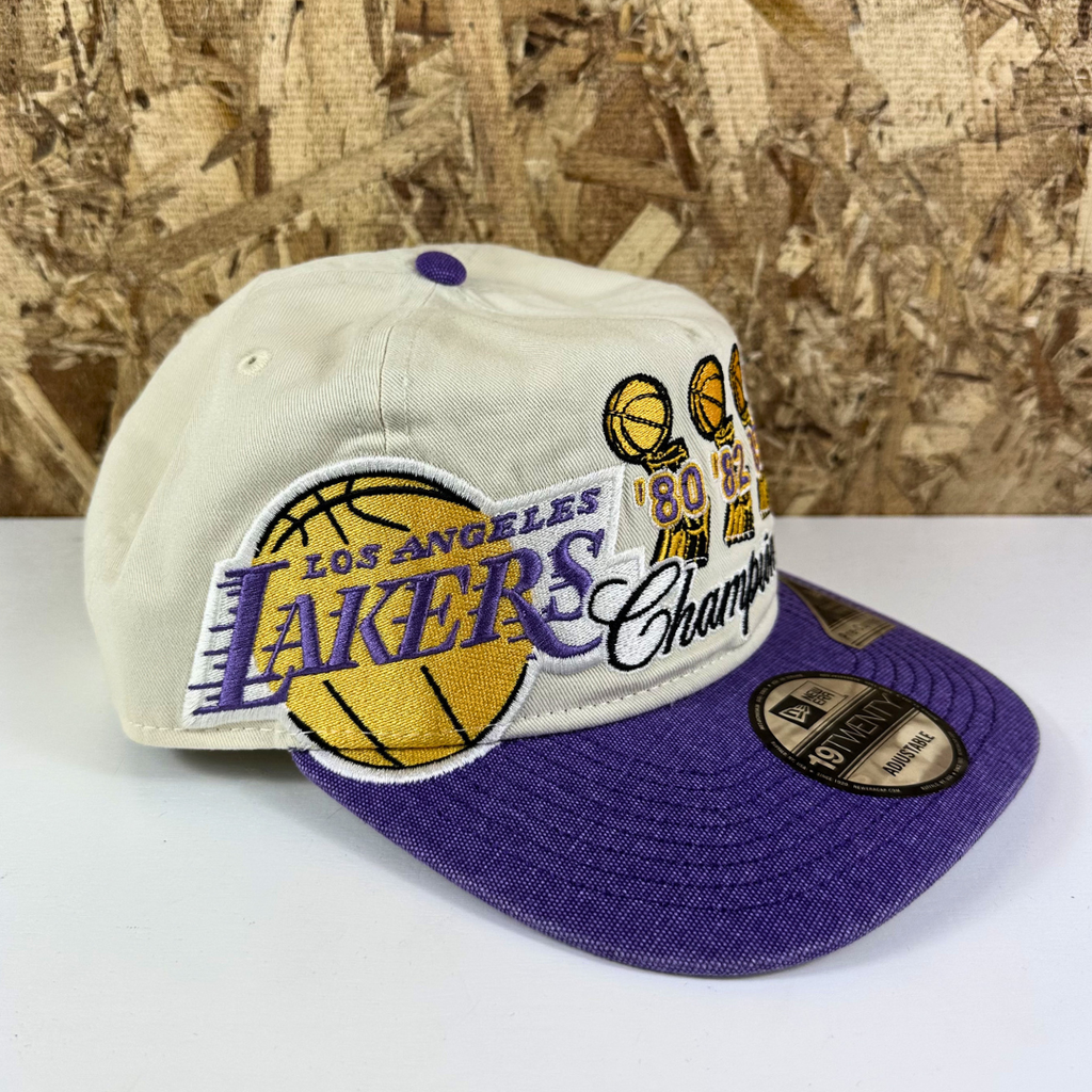 New Era "19TWENTY" Los Angeles Lakers Champions Snapback - Khaki