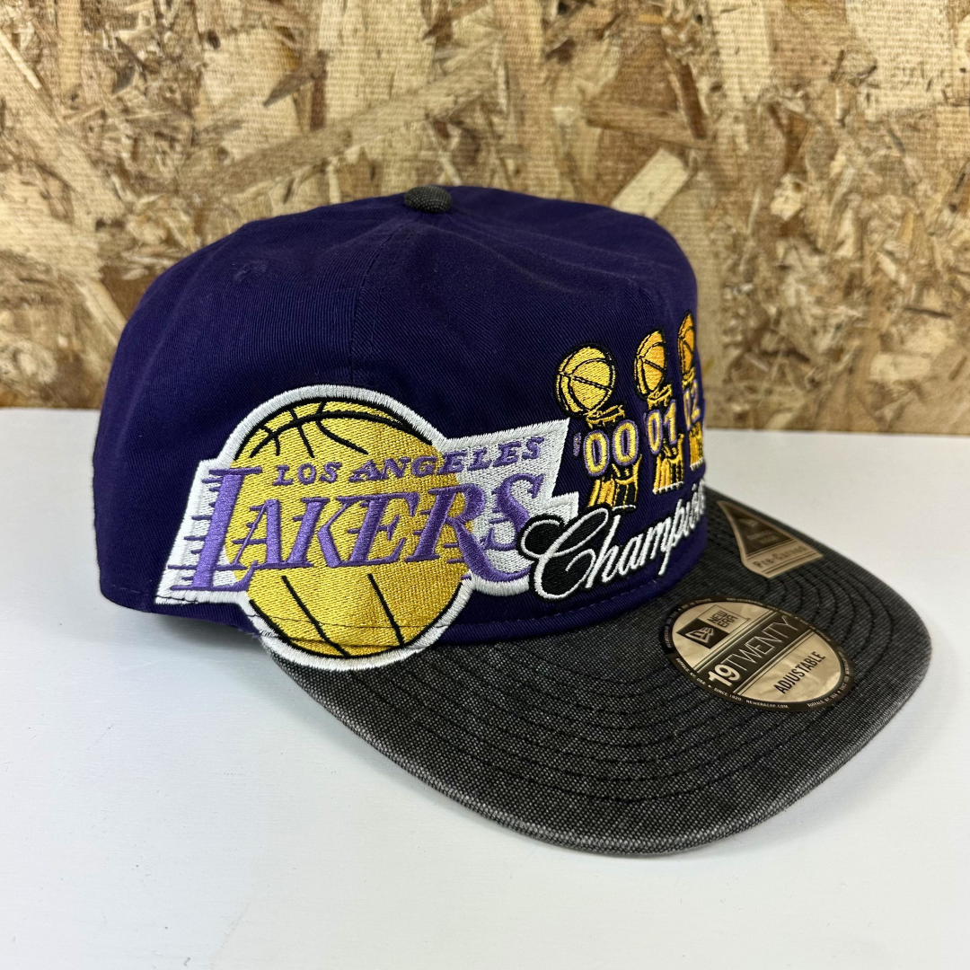 New Era "19TWENTY" Los Angeles Lakers Champions Snapback - Purple