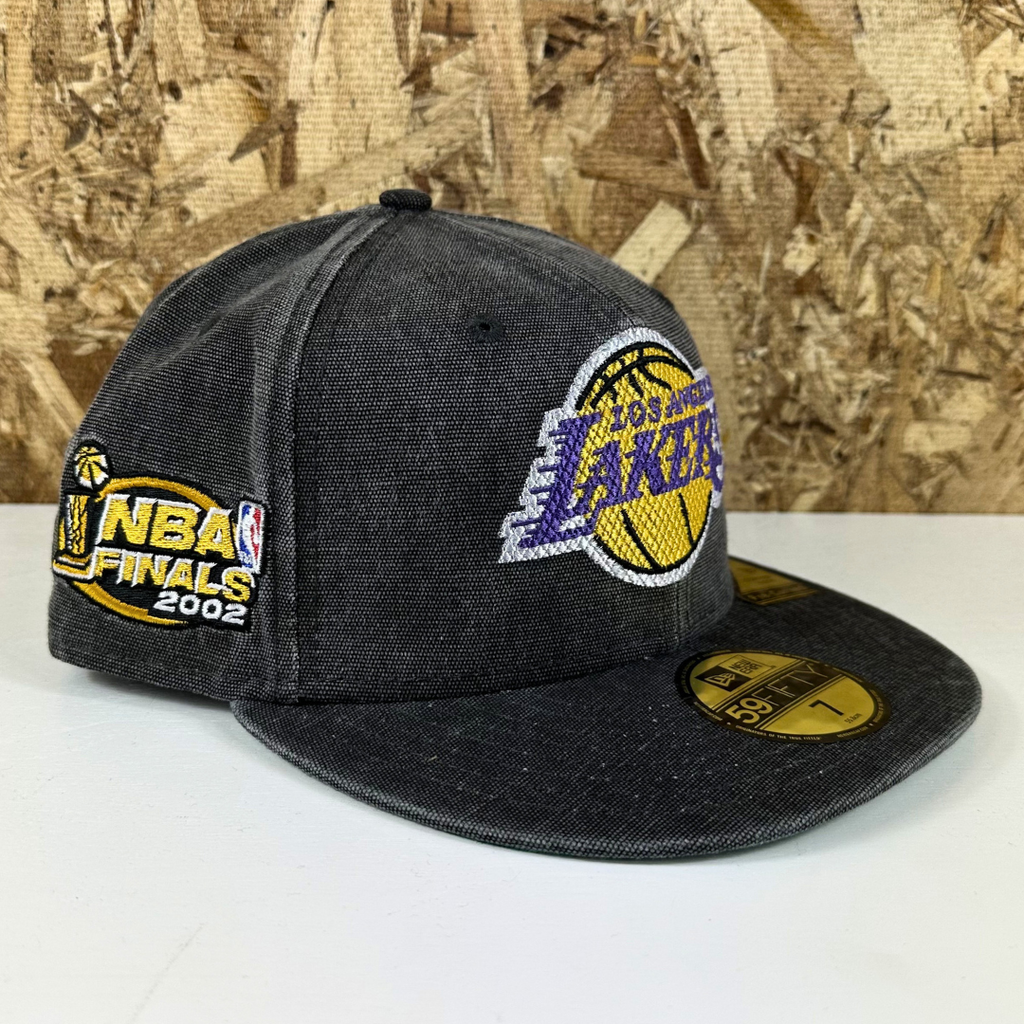 New Era "59Fifty" LA Lakers Washed Canvas Fitted Hat