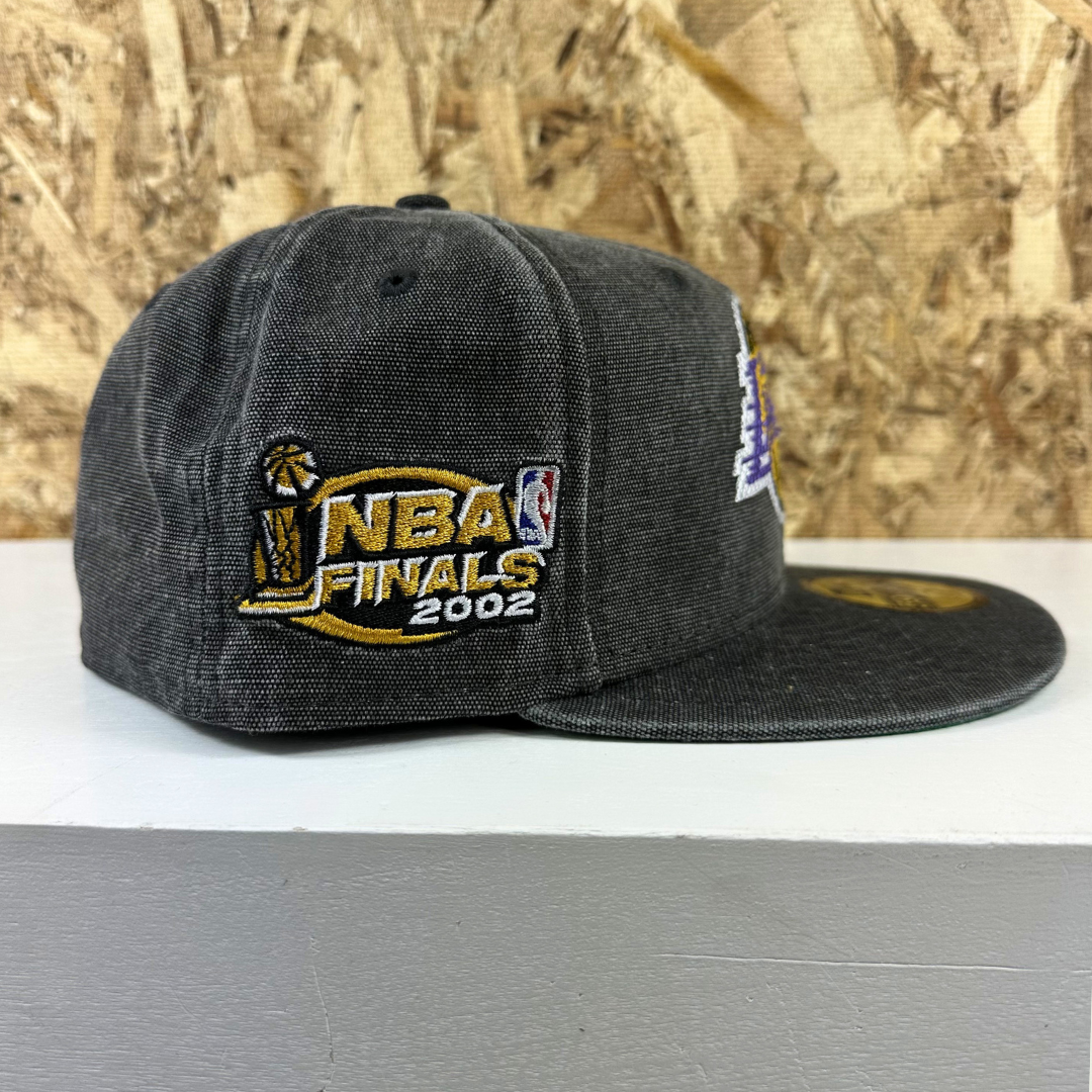 New Era "59Fifty" LA Lakers Washed Canvas Fitted Hat