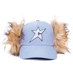 Carpet C-Star Fur Hat - Light Denim