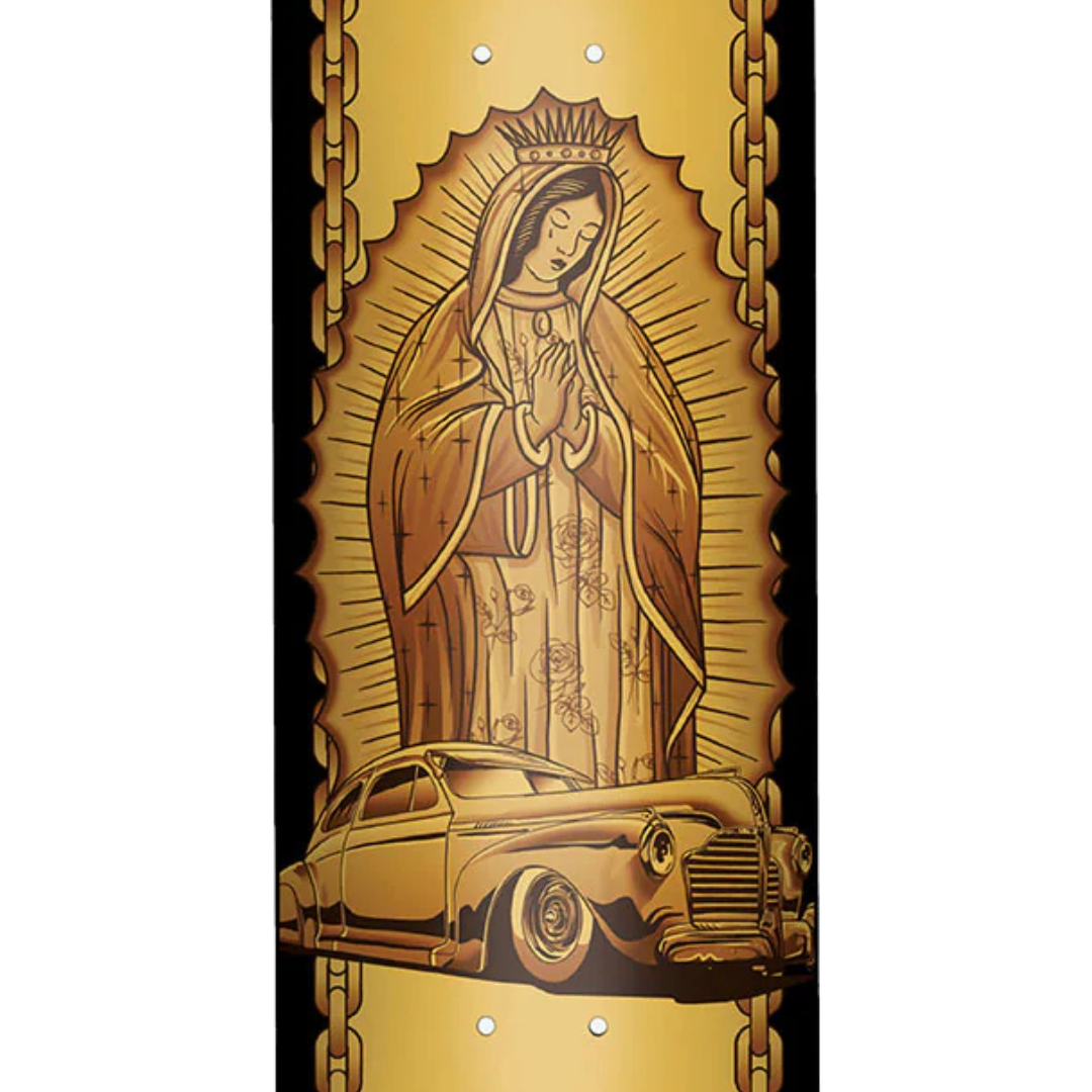 DGK Lo-Side (Dipped) Ortiz Deck - Black - 8.1