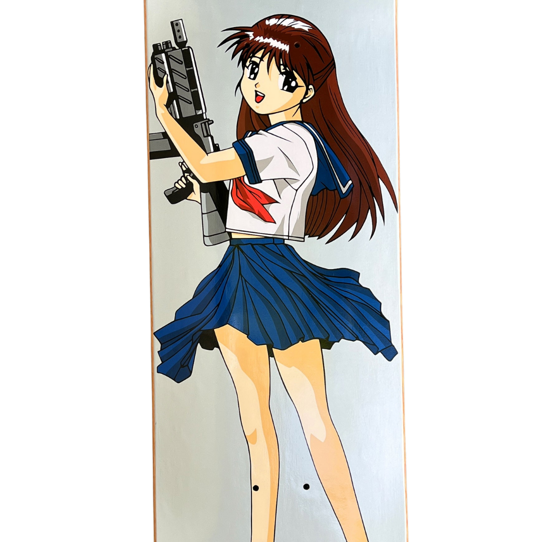 Machine Gun Girl Deck - 8.25