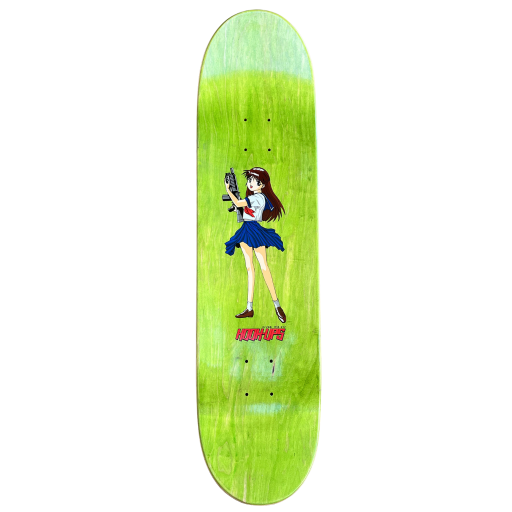 Hook-Ups Machine Gun Girl Deck - 8.25