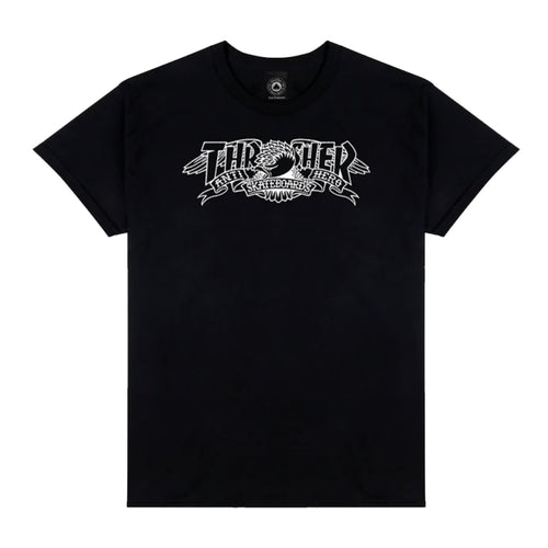 Thrasher X Anti-Hero Mag Banner Tee - Black