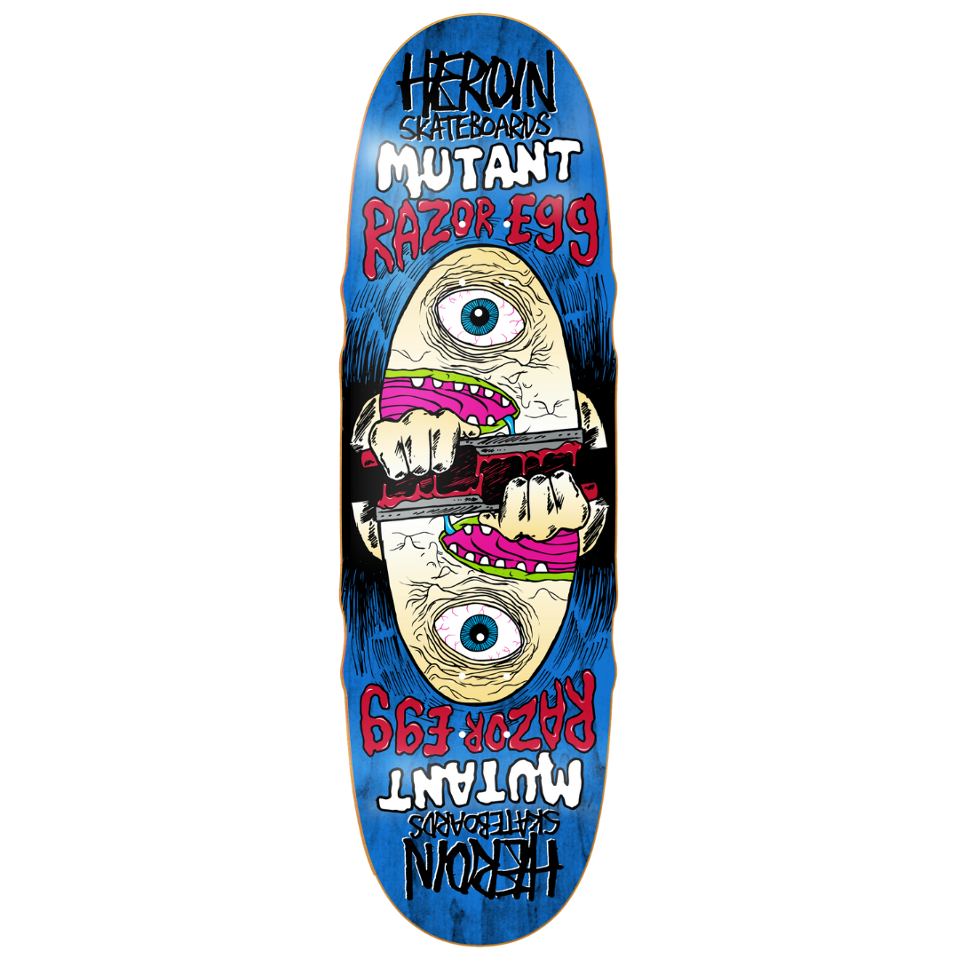Heroin Mutant Razor Egg Deck - 9.5