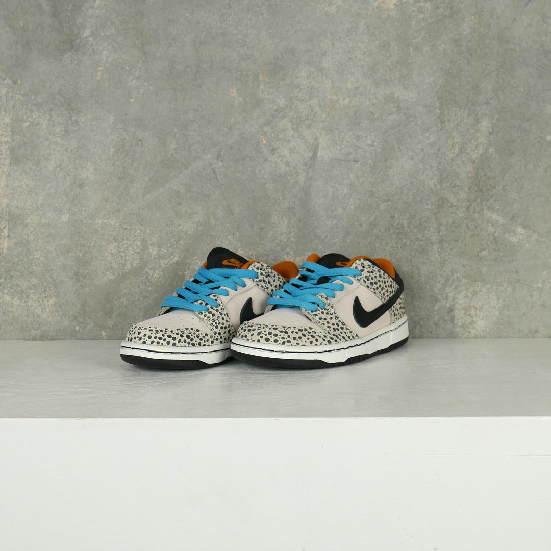 Nike SB Dunk Low Child Safari "Olympics" (Black, Monarch, Summit White, Chlorine Blue)