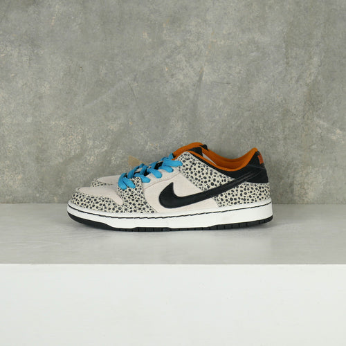 Nike SB Dunk Low Youth Safari "Olympics" (Black, Monarch, Summit White, Chlorine Blue)