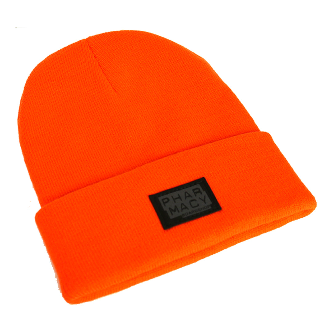 Pharmacy Essential Leather Patch Beanie