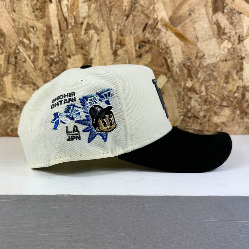 9Forty Dodgers Shohei Snapback - Chrome/Black