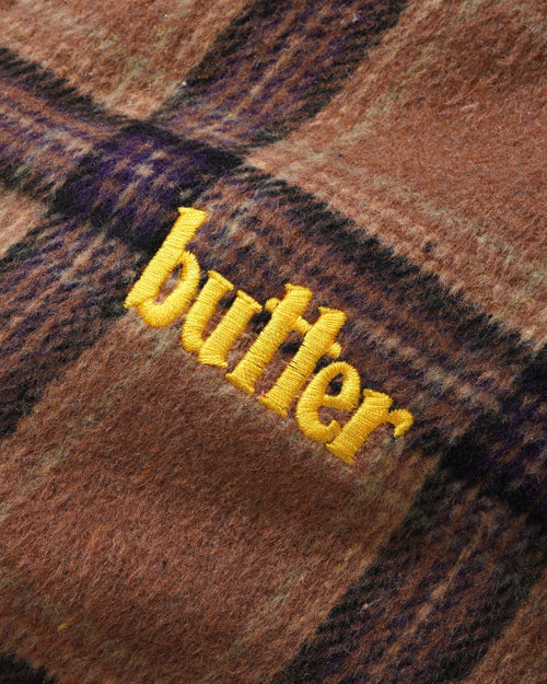 Butter Plaid Flannel Insulated Overshirt