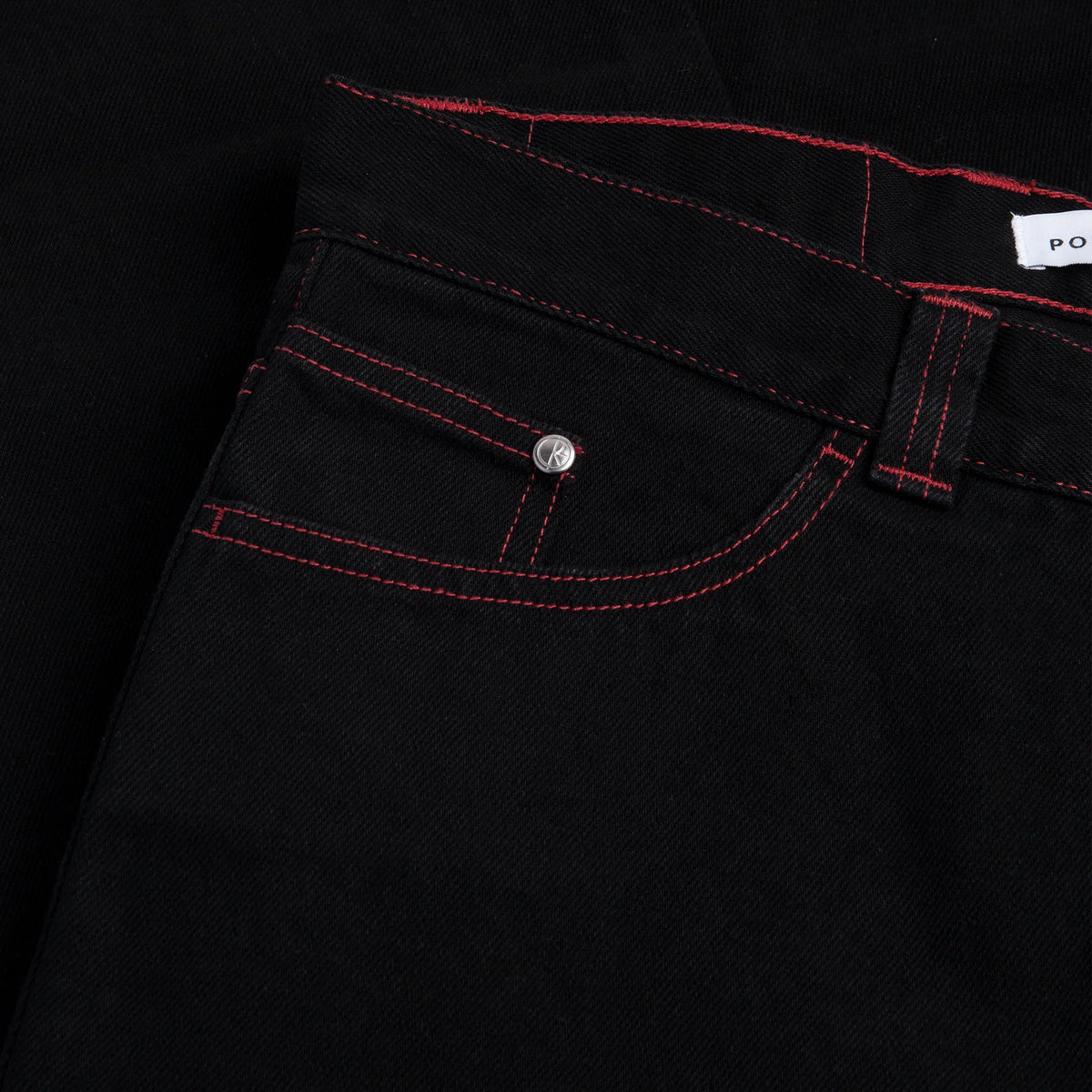 93! Pants Black/Red