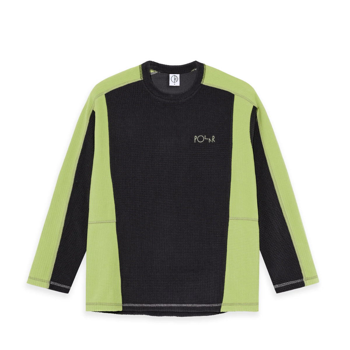 Grid Fleece Sweater
