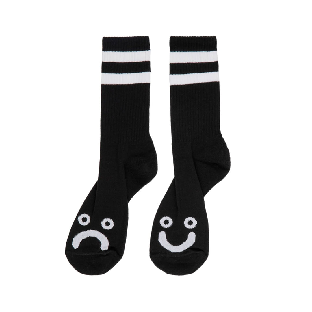 Polar Happy Sad Socks (Black)