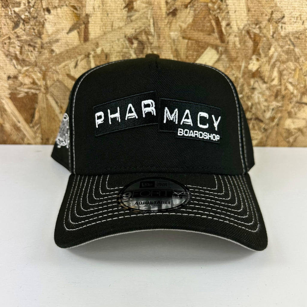 Punch Label New Era 9Forty Snapback Hat - Black