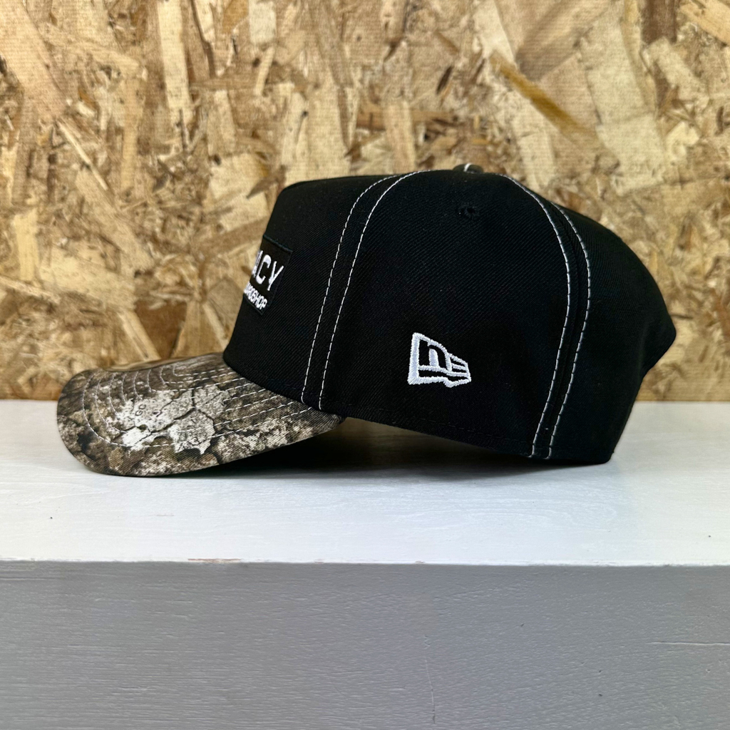 Punch Label New Era 9Forty Snapback Hat - Black/Realtree Camo